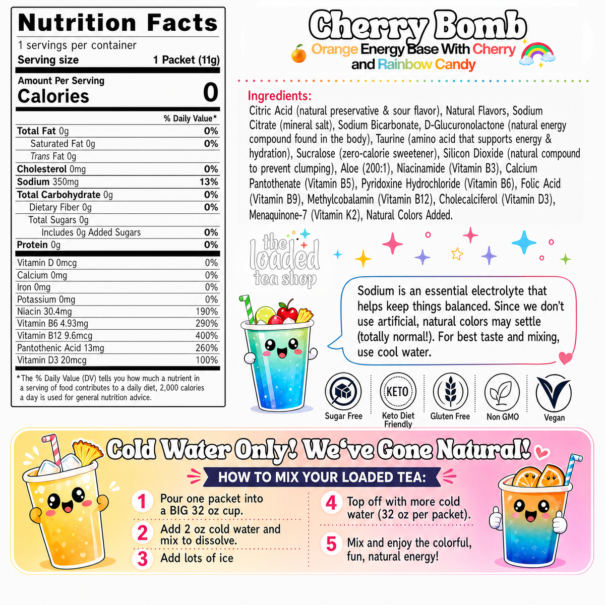 Cherry Bomb (Caffeine-Free)